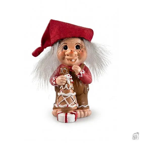 Det Gamle Apotek Troll boy figurka se stromkem 10 cm