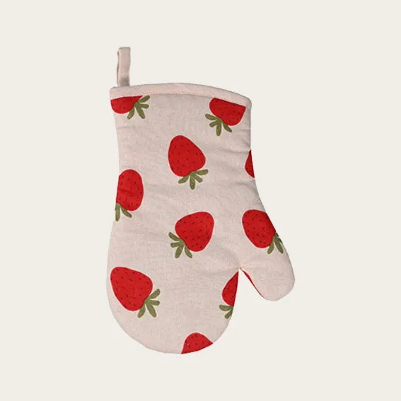 Det Gamle Apotek Oven mitten chňapka bavlna 28 cm
