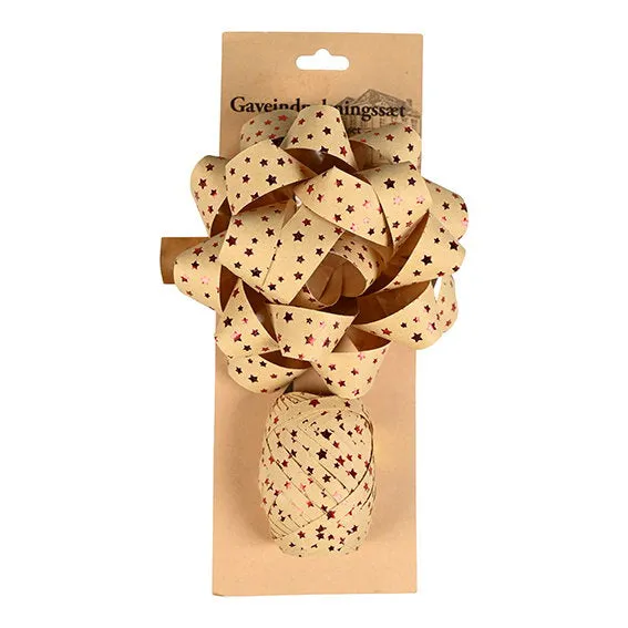Det Gamle Apotek Giftwrap balicí sada papír 2 ks hvězdy