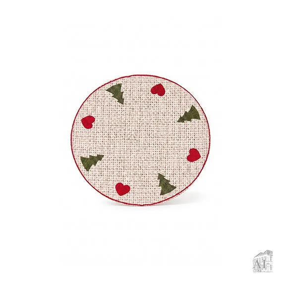 Det Gamle Apotek Carpet for Gnomes kobereček béžový 8 cm