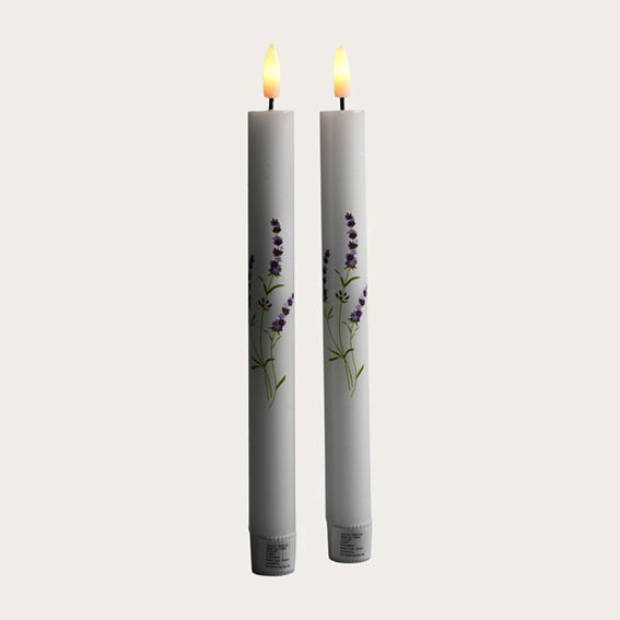 Det Gamle Apotek LED Candle svíčka bílá vosk 24 cm