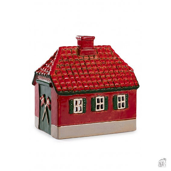 Det Gamle Apotek Red house for T-light domeček 13 cm