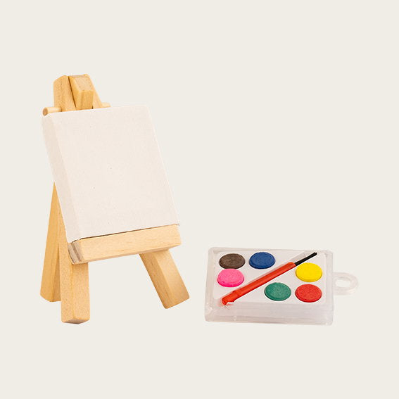 Det Gamle Apotek Painting set for Gnomes malovací sada bílá 6 cm