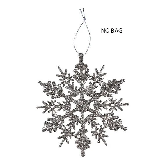 Det Gamle Apotek Snowflake vločka stříbrná 14,5 cm plast