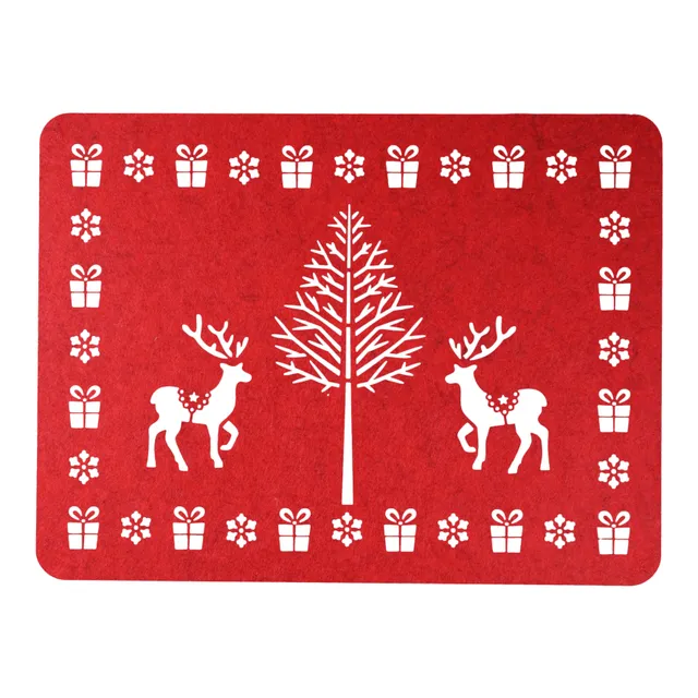 Det Gamle Apotek Placemat prostírání červené