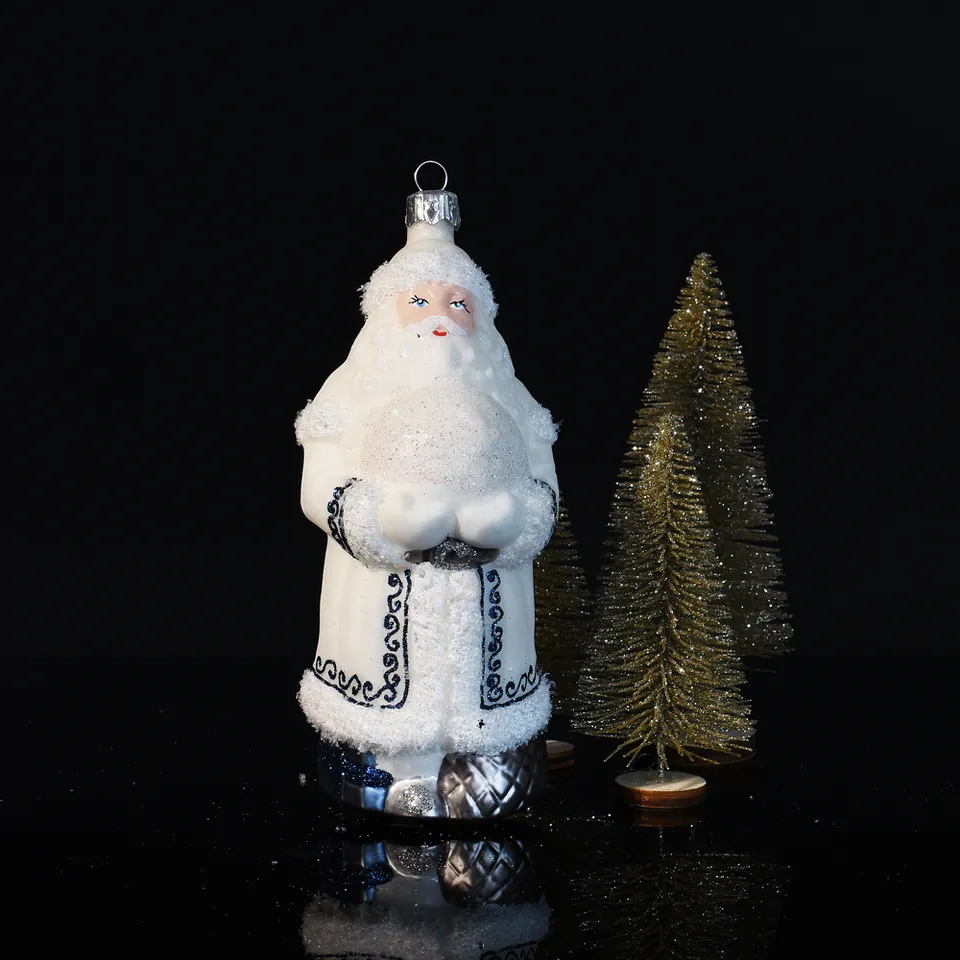 Vitbis skleněná vánoční baňka Mikuláš 16 cm