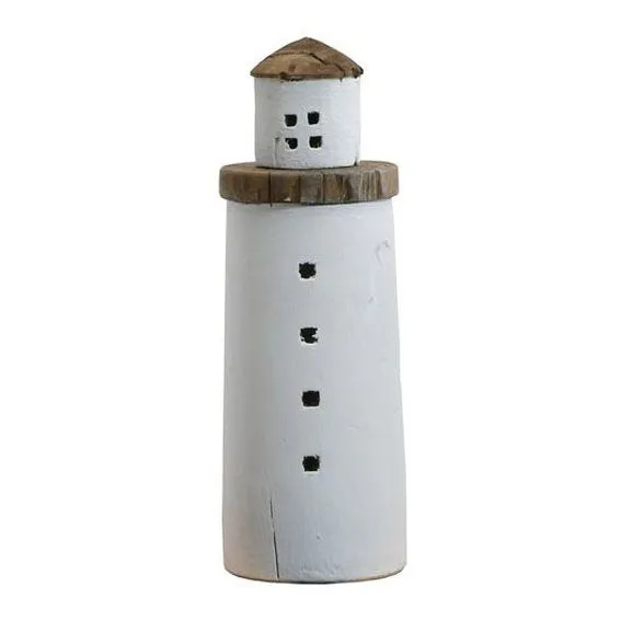 Det Gamle Apotek Lighthouse maják bílý 30 cm
