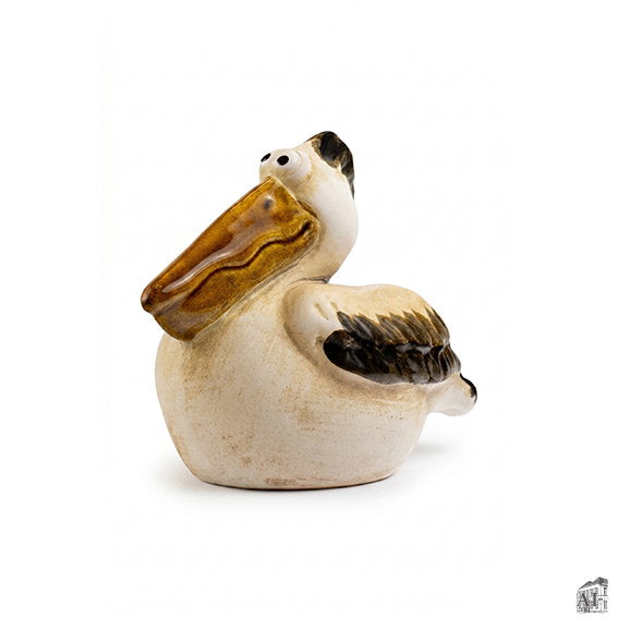 Det Gamle Apotek Pelican figurka pelikán hnědá 9 cm
