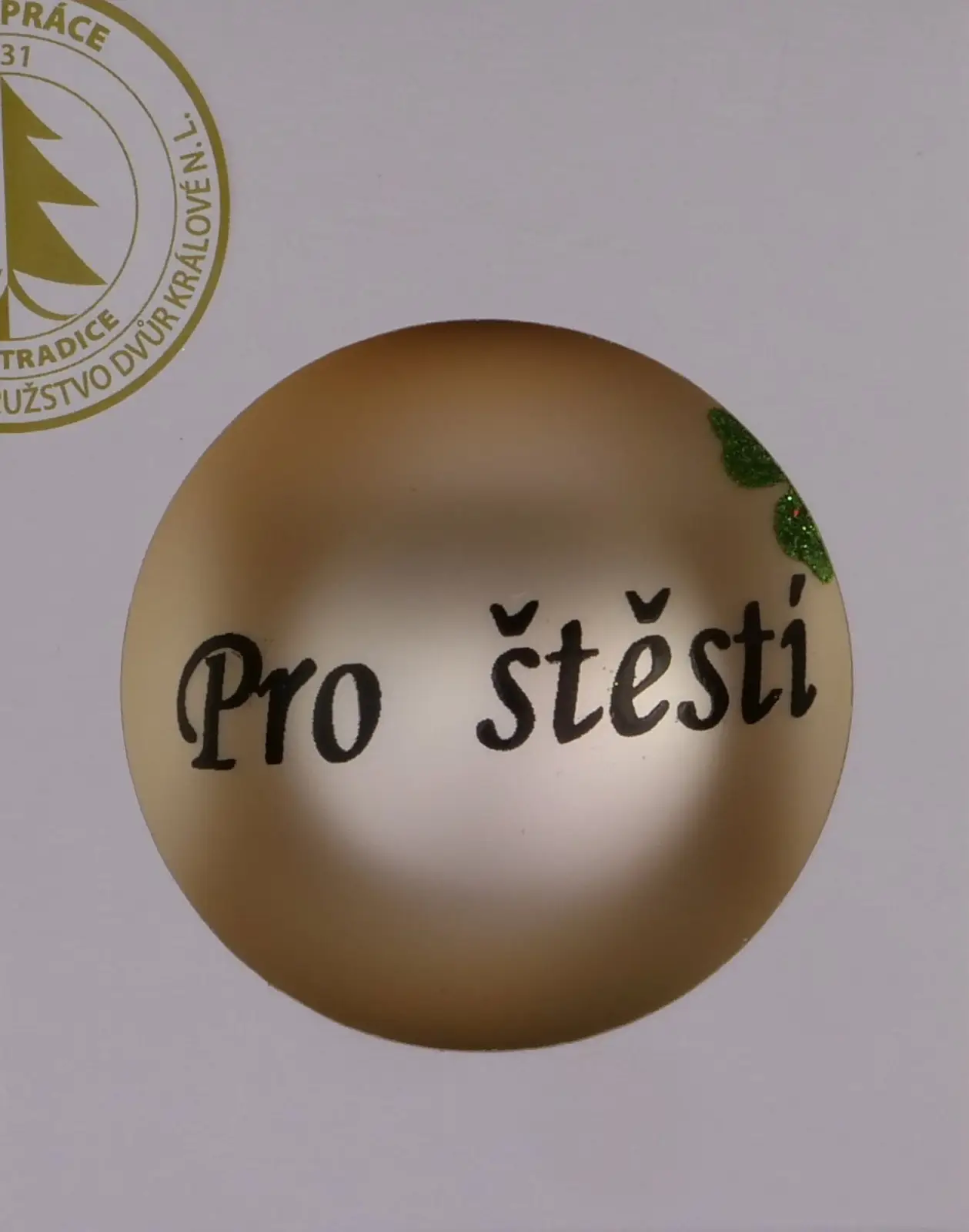 Vánoční ozdoby 11249L66 vánoční koule champagne matná