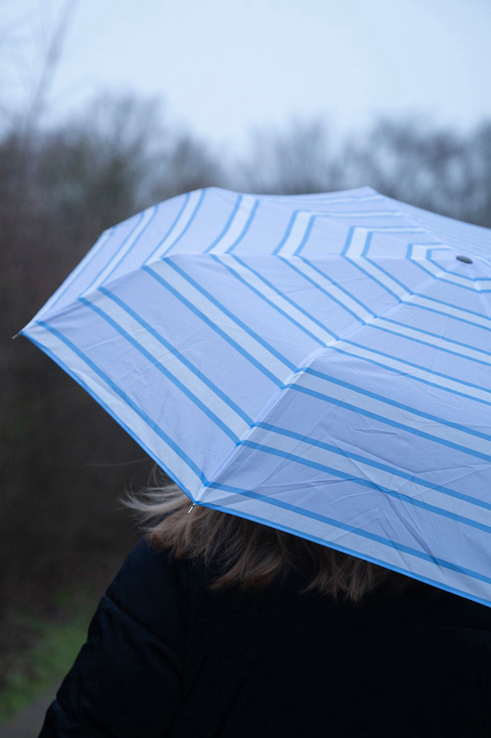 Det Gamle Apotek Umbrella deštník modrý polyester 24 cm