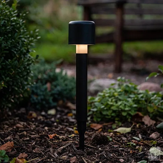 Det Gamle Apotek Lamp Solar solární lampa černá 37 cm