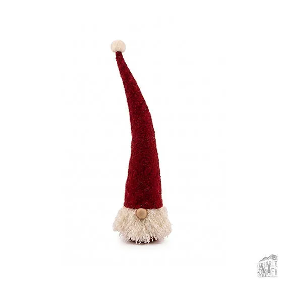 Det Gamle Apotek Santa Claus vánoční skřítek 42 cm červený