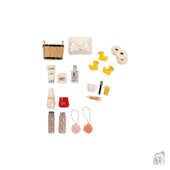 Det Gamle Apotek Washing set for Gnomes prací sada bílá