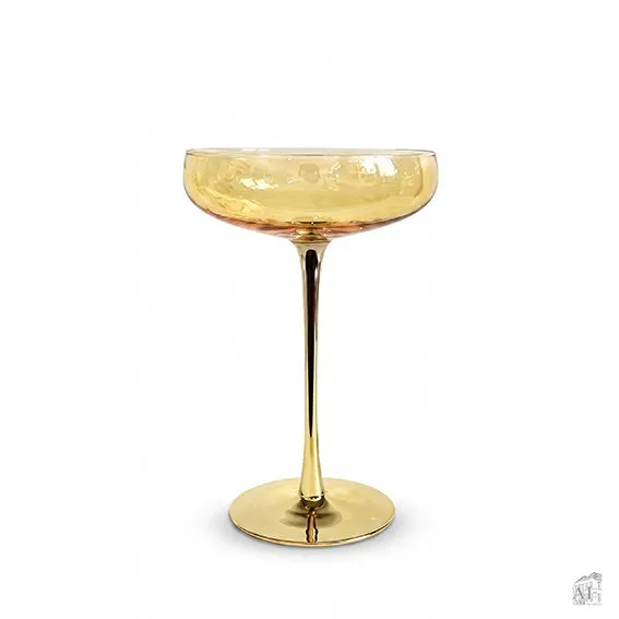 Det Gamle Apotek sklenice na koktejl 270 ml žlutá