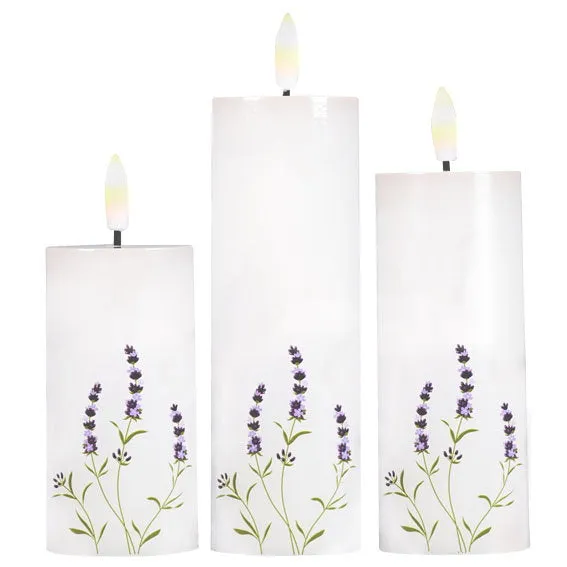 Det Gamle Apotek LED Candle svíčky bílé 3 ks