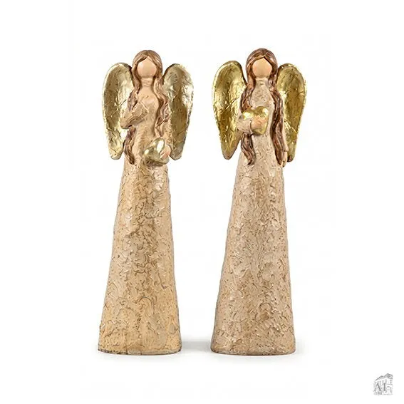 Det Gamle Apotek anděl zlatý 18 cm polyresin