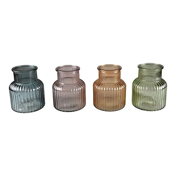 Det Gamle Apotek Vase skleněná váza 12 cm šampaň