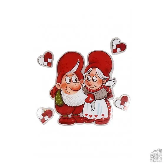 Det Gamle Apotek Gel Stickers gelové samolepky červené 25 cm