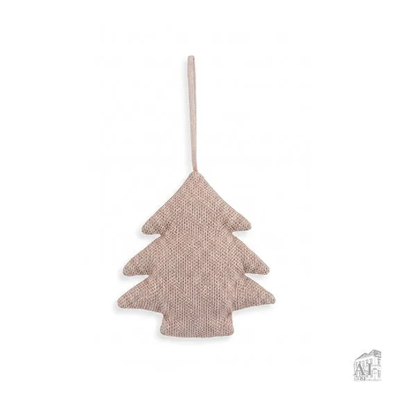 Det Gamle Apotek Christmas tree závěs stromeček béžový 9 cm