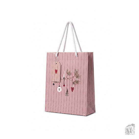 Det Gamle Apotek Giftbag dárková taška zlatá 24 cm