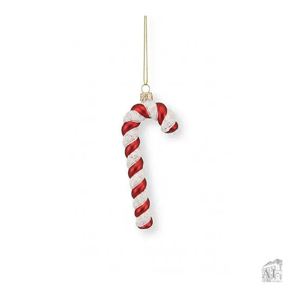 Det Gamle Apotek Candy Cane závěsná ozdoba červená 13 cm