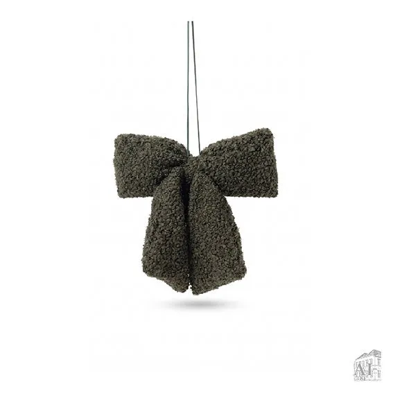 Det Gamle Apotek Bow mašle na stromek 4 cm zelená