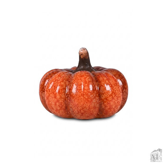 Det Gamle Apotek Pumpkin keramická dýně oranžová 6 cm