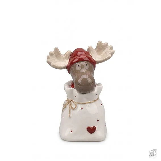 Det Gamle Apotek los figurka bílá keramika 9 cm