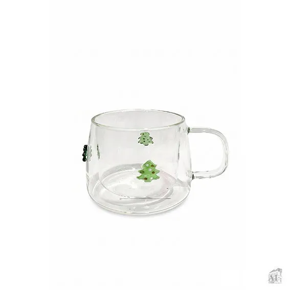 Det Gamle Apotek Mug skleněný hrnek 345 ml čirý