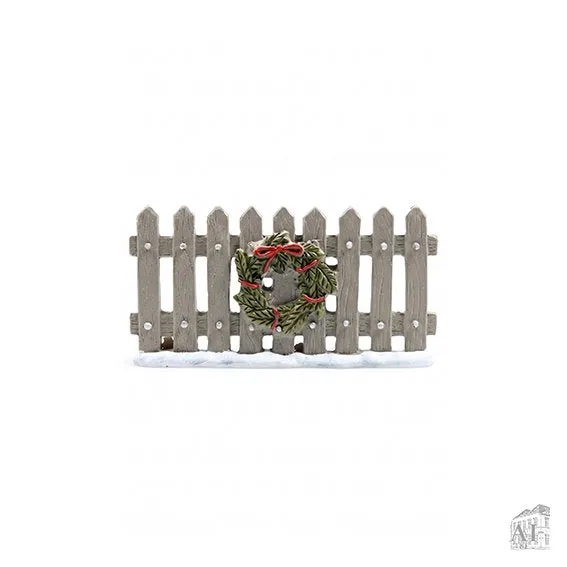 Det Gamle Apotek Fence for gnomes plot 6 cm šedý