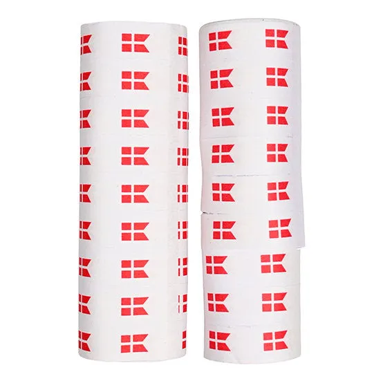Det Gamle Apotek Serpentine papírové serpentýny Dannebrog