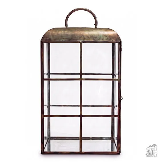 Det Gamle Apotek Lantern kovová lucerna hnědá 54 cm