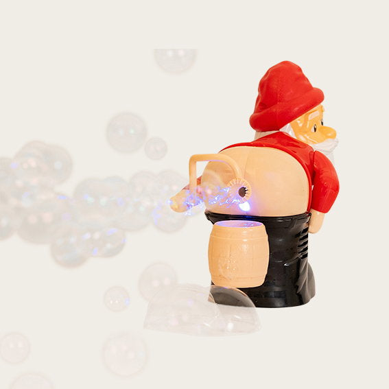 Det Gamle Apotek Santa Claus bublifuk červený se zvukem