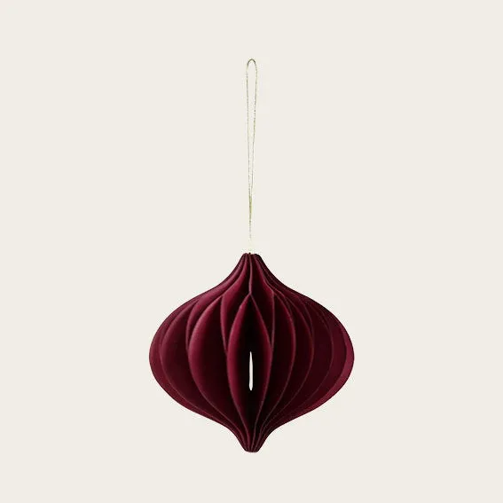 Det Gamle Apotek Ornament závěsná ozdoba červená 10 cm