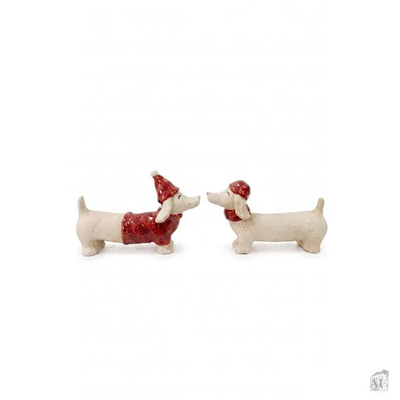 Det Gamle Apotek Dug figurka červená 9 cm porcelán