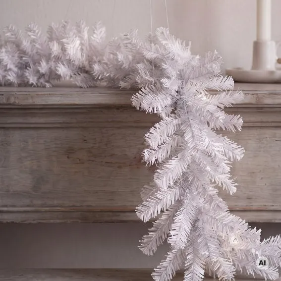 Det Gamle Apotek Artificial Garland umělá girlanda bílá