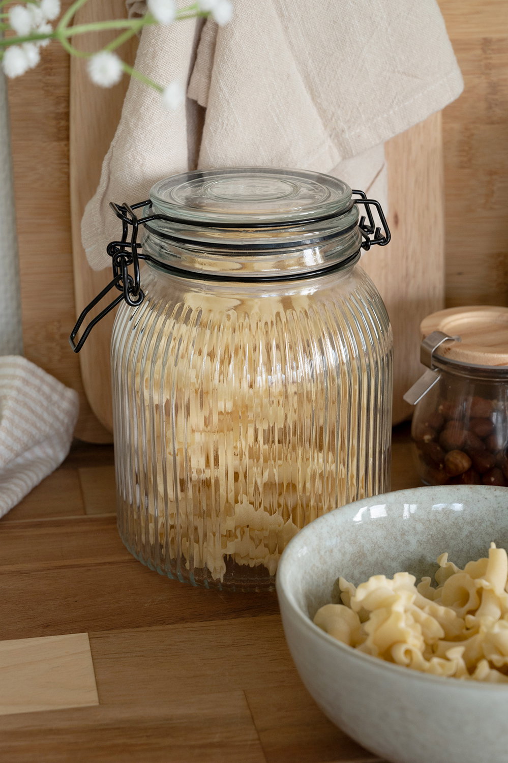 Det Gamle Apotek Glass Jar skleněná dóza 17 cm transparentní