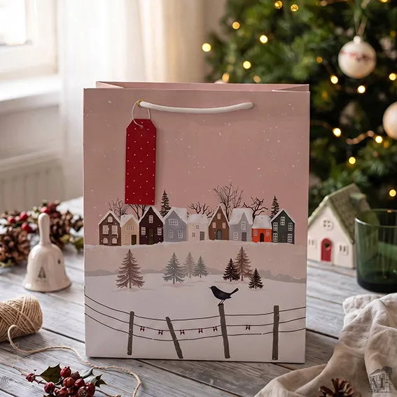 Det Gamle Apotek Giftbag papírová taška zelená 32 cm
