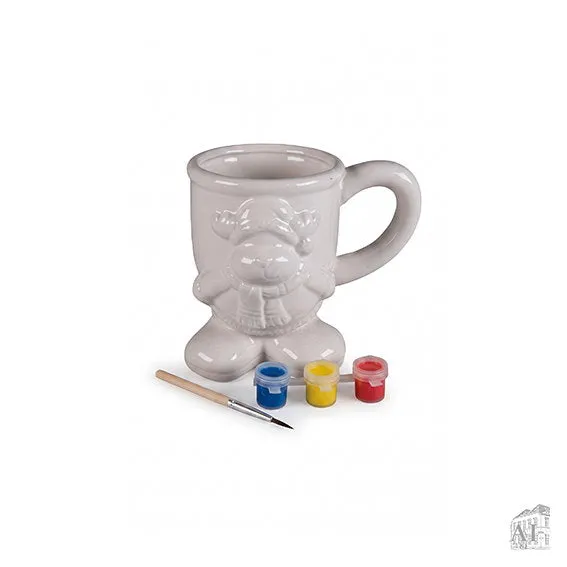 Det Gamle Apotek Painting set malovací sada bílá 11 cm