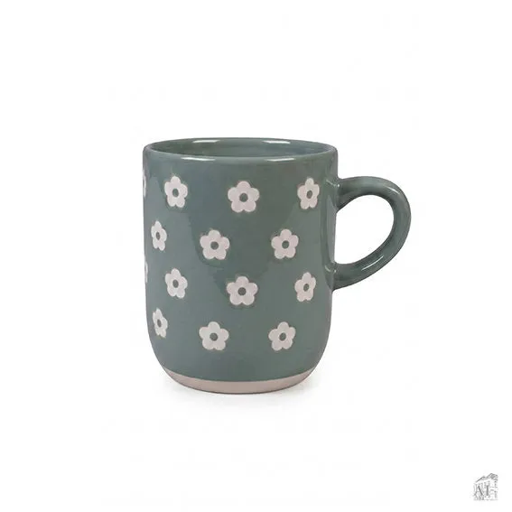 Det Gamle Apotek Mug hrnek kamenina 9 cm modrý