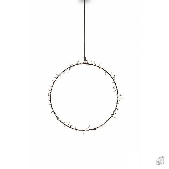 Det Gamle Apotek Circle světelný kruh 110LED transparentní
