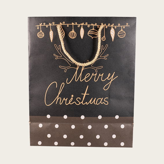 Det Gamle Apotek Giftbag dárková taška černá 32 cm