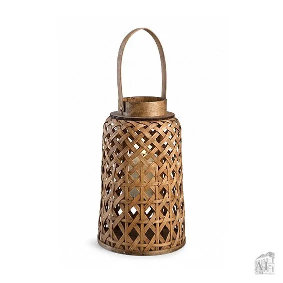 Det Gamle Apotek Lantern lucerna přírodní 36 cm bambus