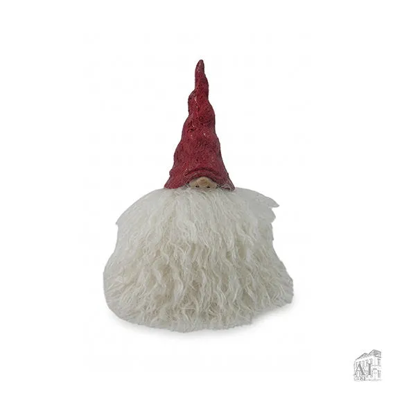 Det Gamle Apotek Gnome vánoční skřítek červený 17 cm