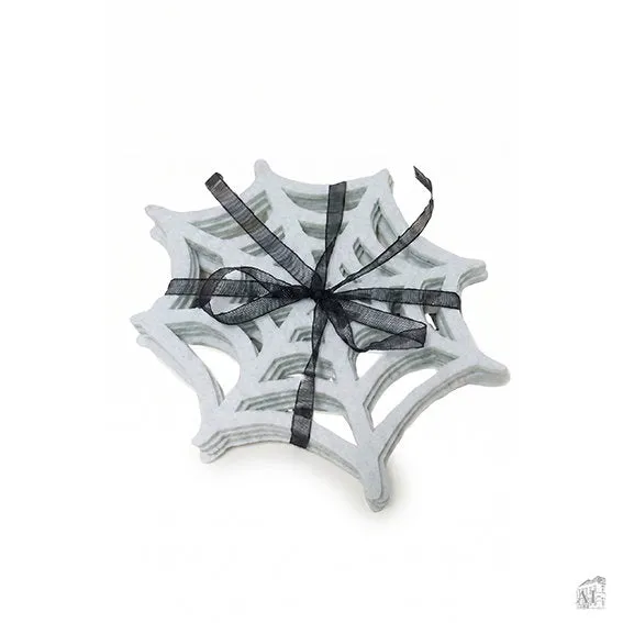 Det Gamle Apotek Spider web pavučina bílá polyester