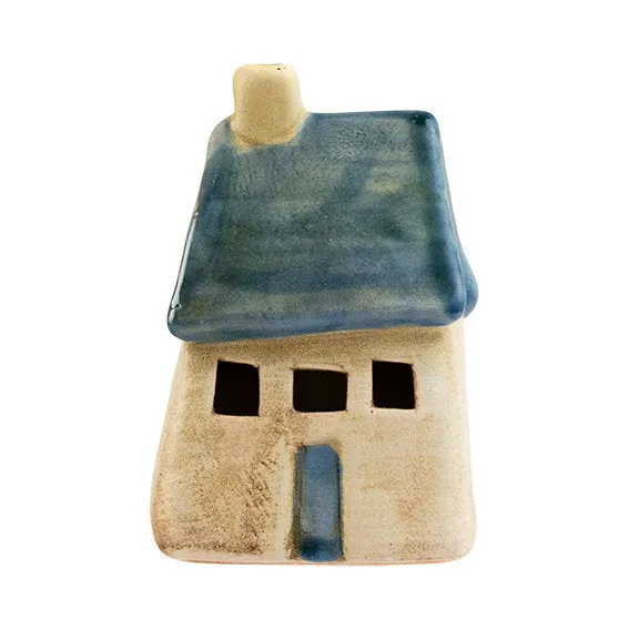 Det Gamle Apotek House kameninový domeček modrý 11 cm