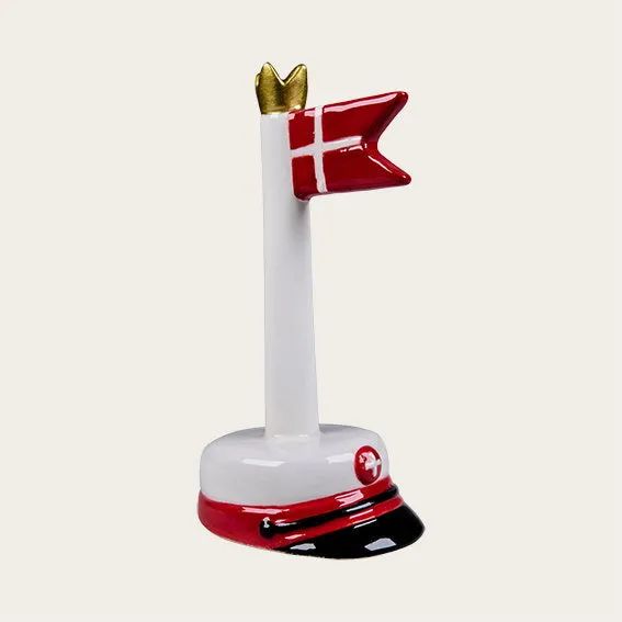 Det Gamle Apotek Flag vlajka červená 12 cm dolomit