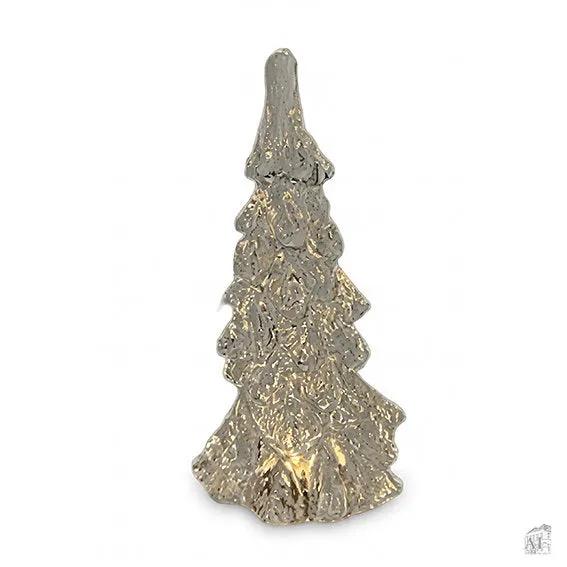 Det Gamle Apotek skleněný stromeček 14 cm zlatý na stůl