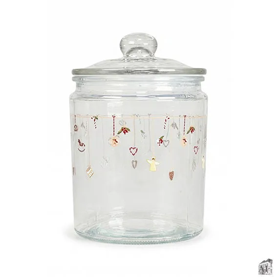 Det Gamle Apotek skleněná dóza bílá 2000 ml