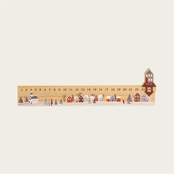 Det Gamle Apotek Calendar vánoční kalendář MDF 11 cm